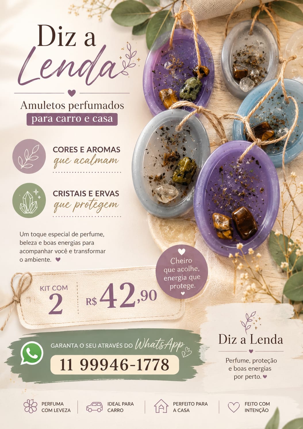 Amuletos perfumados