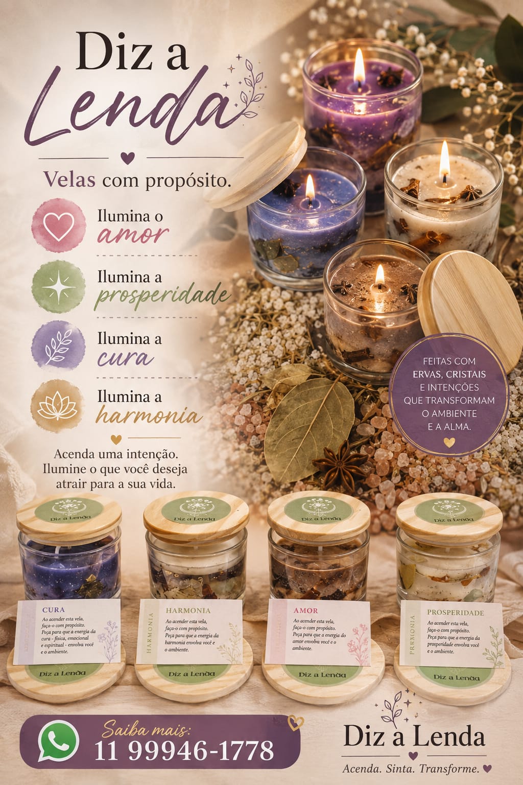 Velas com propósito