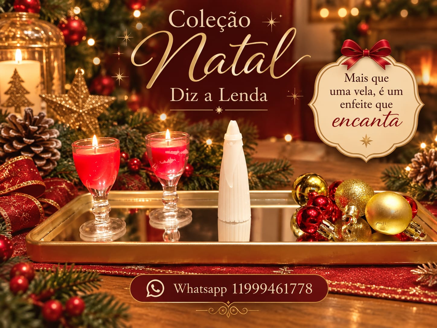 Velas – Coleção Natal Diz a Lenda 2